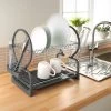 Addis Dish Drainer - Grey -Kitchen Shop 241067 2 tier dish drainer grey
