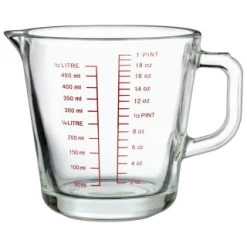 B&M Glass Measuring Jug 500ml -Kitchen Shop 314251 500ml glass measuring jug 2