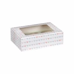 Betty Winters Cupcake Boxes 4pk -Kitchen Shop 320783 4pk cupcake boxes holds 6 pastel triangles 2