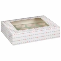 Betty Winters Large Cupcake Boxes 2pk 11 Betty Winters Large Cupcake Boxes 2pk -Kitchen Shop 320784 4pk cupcake boxes holds 12 pastel triangles 2