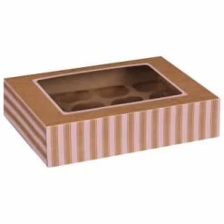 Betty Winters Large Cupcake Boxes 2pk 9 Betty Winters Large Cupcake Boxes 2pk -Kitchen Shop 320784 4pk cupcake boxes holds 12 pink 2