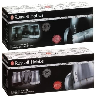 Russell Hobbs Legacy Tea - Coffee - Sugar Set 3pc 3 Russell Hobbs Legacy Tea - Coffee - Sugar Set 3pc