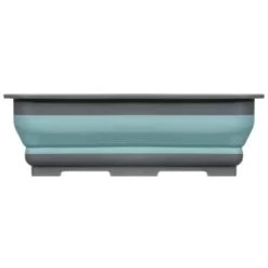 Addis Collapsible Washing Up Bowl - Aqua & Grey -Kitchen Shop 332198 addis collapsible washing up bowl grey and aqua 2