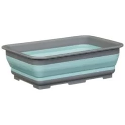 Kitchen Shop -Kitchen Shop 332198 addis collapsible washing up bowl grey and aqua 5