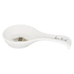 B&M Ceramic Spoon Rest -Kitchen Shop 337110 ceramic spoon rest bee kind 2