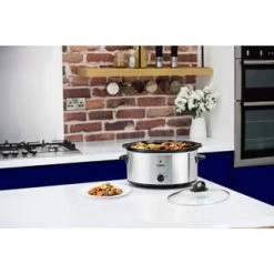Tower 3.5L Slow Cooker - Stainless Steel 7 Tower 3.5L Slow Cooker - Stainless Steel -Kitchen Shop 338842 tower 6.5l slow cooker copper