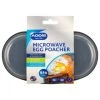 B&M Addis Microwave Egg Poacher -Kitchen Shop 344878 microwave egg poacher