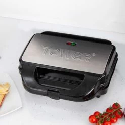 Tower 3-in-1 Deep Fill Snack Maker - Silver -Kitchen Shop 346395 3in1 deep fill snack maker