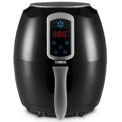 Tower Air Fryer 4L - Black & Silver -Kitchen Shop 346416 tower vortex 4 litre digital air fryer 2