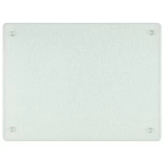 B&M Clear Glass Chopping Board 4 B&M Clear Glass Chopping Board - Image 2
