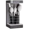 B&M Cutlery Set With Caddy 16pc - Black -Kitchen Shop 357347 16pc cutlery set with caddy black 2