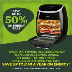 Tower 5-in-1 Air Fryer Oven 11L 38 Tower 5-in-1 Air Fryer Oven 11L -Kitchen Shop 357961 tower 5 in 1 air fryer oven 11l 15