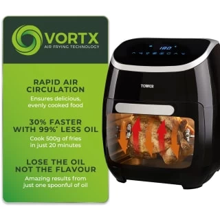 Tower 5-in-1 Air Fryer Oven 11L 17 Tower 5-in-1 Air Fryer Oven 11L - Image 15