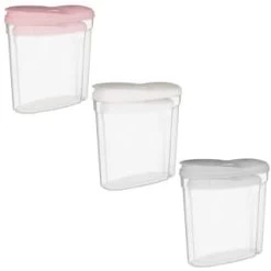 B&M Cereal Storage Container Set 2pk - White -Kitchen Shop 368613 368614 368615 cereal storage set 2 pk main 1