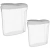 B&M Cereal Storage Container Set 2pk - Grey -Kitchen Shop 368615 cereal storage set 2 pk grey