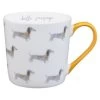 B&M Sausage Dog Print Mug -Kitchen Shop 369074 sausage dog print mug