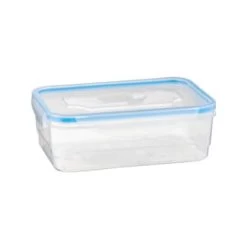B&M Clip Top Food Containers 4pk - Blue 12 B&M Clip Top Food Containers 4pk - Blue -Kitchen Shop 369681 4pk clip top food containers blue 4