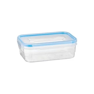 B&M Clip Top Food Containers 4pk - Blue 5 B&M Clip Top Food Containers 4pk - Blue - Image 3
