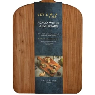 B&M Acacia Wooden Serve Board 4 B&M Acacia Wooden Serve Board - Image 2