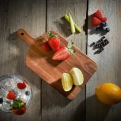 B&M Mini Acacia Wood Serve Boards 2pk 11 B&M Mini Acacia Wood Serve Boards 2pk -Kitchen Shop 375102 2pk mini acacia wood serve boards