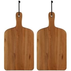 B&M Mini Acacia Wood Serve Boards 2pk 10 B&M Mini Acacia Wood Serve Boards 2pk -Kitchen Shop 375102 2pk mini acacia wood serve boards group