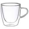 B&M Double Walled Glass Coffee Mug -Kitchen Shop 375233 double walled glass coffee mug