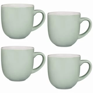 Simply Everyday Gloss Mugs 4pk - Sage 3 Simply Everyday Gloss Mugs 4pk - Sage