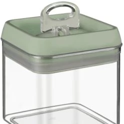 B&M Vacuum Storage Container 1L - Sage -Kitchen Shop 380187 vacuum storage 1l sage