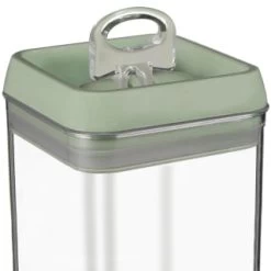 B&M Vacuum Storage Container 2.3L - Sage -Kitchen Shop 380190 vacuum storage 2 3l sage 2