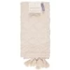 B&M Homestead Embossed Tea Towels With Tassels 2pk - Natural -Kitchen Shop 380229 2pk homestead embossed tea towel with tassels