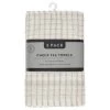 B&M Check Tea Towels - Sage 3pk 1 B&M Check Tea Towels - Sage 3pk -Kitchen Shop 380309 3pk check tea towels sage