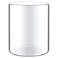 B&M Natural Home Small Glass Jar With Cork Lid -Kitchen Shop 380523 glass jar with cork lid