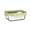 B&M Green Glass Food Container - Small -Kitchen Shop 380664 glass food container green small 2
