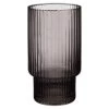 B&M Urban Paradise Smokey Ribbed Glass Tumbler - Grey 2 B&M Urban Paradise Smokey Ribbed Glass Tumbler - Grey -Kitchen Shop 380933 smoked grey ribbed tumbler