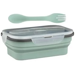B&M Collapsible Lunch Box - Sage -Kitchen Shop 383522 collapsible lunch box 8