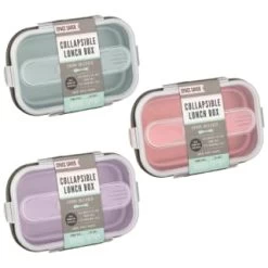 B&M Collapsible Lunch Box - Sage -Kitchen Shop 383522 collapsible lunch box group