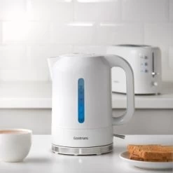 Goodmans Plastic Kettle - White -Kitchen Shop 386650 goodmans plastic white kettle 2