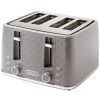 Goodmans Textured 4 Slice Toaster - Grey -Kitchen Shop 386707 goodmans textured 4 slice toaster grey 3