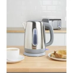 Goodmans Brushed Kettle 1.7L -Kitchen Shop 386963 goodmans brushed kettle 1 7l 3