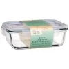 B&M Large Eco Glass Clip Lock Food Container -Kitchen Shop 388506 large glass clip lock food container