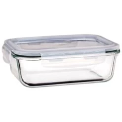 B&M Large Eco Glass Clip Lock Food Container -Kitchen Shop 388506 large glass clip lock food container 2