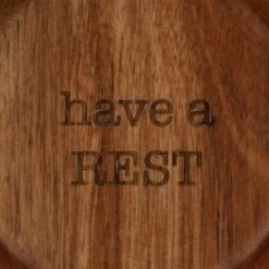 B&M Acacia Spoon Rest -Kitchen Shop 390141 acacia spoon rest 3