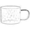 B&M Printed Glass Mug - Hearts -Kitchen Shop 390185 printed glass mug heart