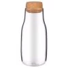 B&M Small Glass Carafe With Cork Lid -Kitchen Shop 390359 small glass carafe