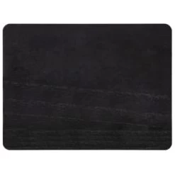 B&M Black Wooden Placemats 2pk -Kitchen Shop 390405 2pk wooden placemats black 3