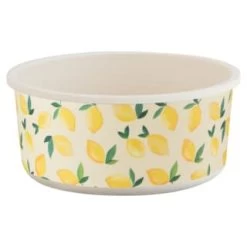 B&M Round Tubs 2pk - Lemons -Kitchen Shop 392928 2pk reuse and repurpose round tubs lemon 2