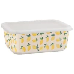B&M Rectangular Tubs 2pk - Lemons -Kitchen Shop 392929 2pk reuse and repurpose rectangle tubs lemon 5