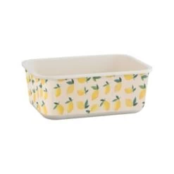 B&M Rectangular Tubs 2pk - Lemons -Kitchen Shop 392929 2pk reuse and repurpose rectangle tubs lemon 6