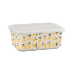 B&M Rectangular Tubs 2pk - Lemons -Kitchen Shop 392929 2pk reuse and repurpose rectangle tubs lemon 7