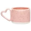 B&M Heart Handle Speckled Mug -Kitchen Shop 394404 heart handle speckled mug